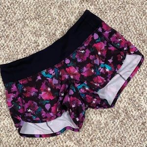 Size 4 Lululemon speed up shorts